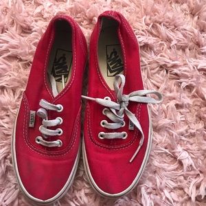 Red Vans